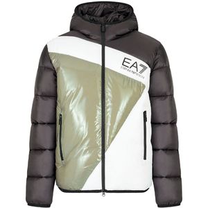 Color block padded winter jacket
