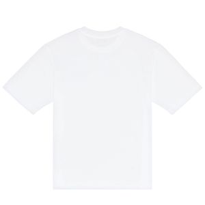 White T-shirt with wave embroidered logo