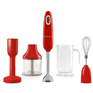 Frullatore ad immersione 50'S Style rosso con accessori