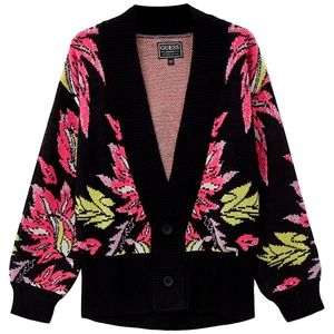 Boy's cardigan with floral pattern