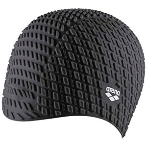 Retro silicone women's swimming cap