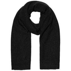 Solid color ribbed scarf