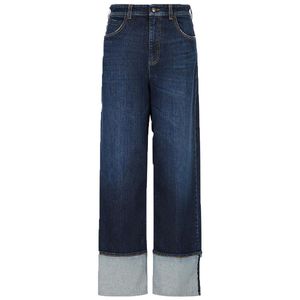 Jeans J93 high waist wide cropped