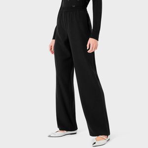 Tech cady trousers with elastic waist