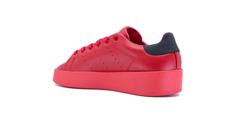 Adidas stan smith rosse cheap camoscio