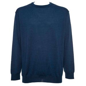 Oversized sweater in extrafine merino wool
