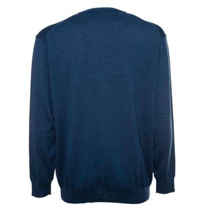 Oversized sweater in extrafine merino wool
