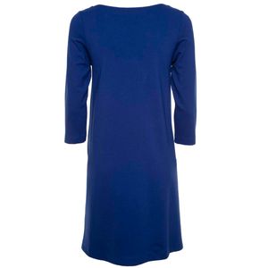 Solid color dress in viscose jersey