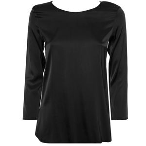 Solid color blouse in viscose jersey