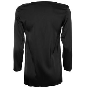 Solid color blouse in viscose jersey