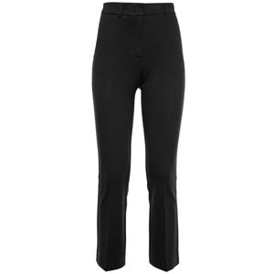 Cigarette trousers in viscose jersey