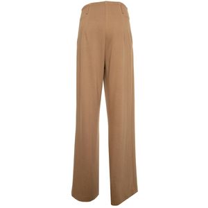 Pantalone a zampa effetto denim