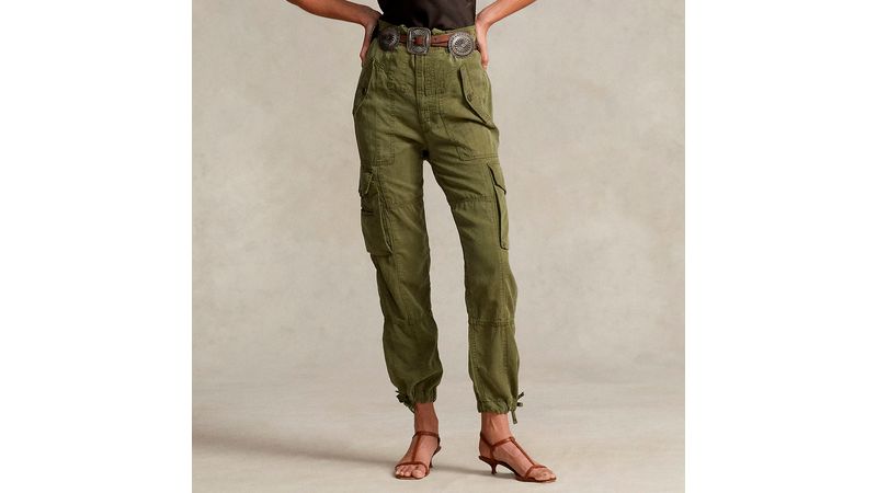 Women's Lyocell Drawstring Cargo Pants by Polo Ralph Lauren