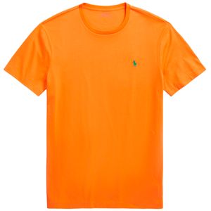 T-shirt arancione in jersey Custom Slim-Fit