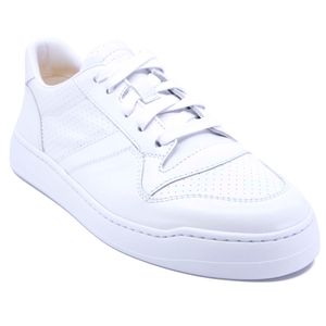 Chiffon leather sneakers