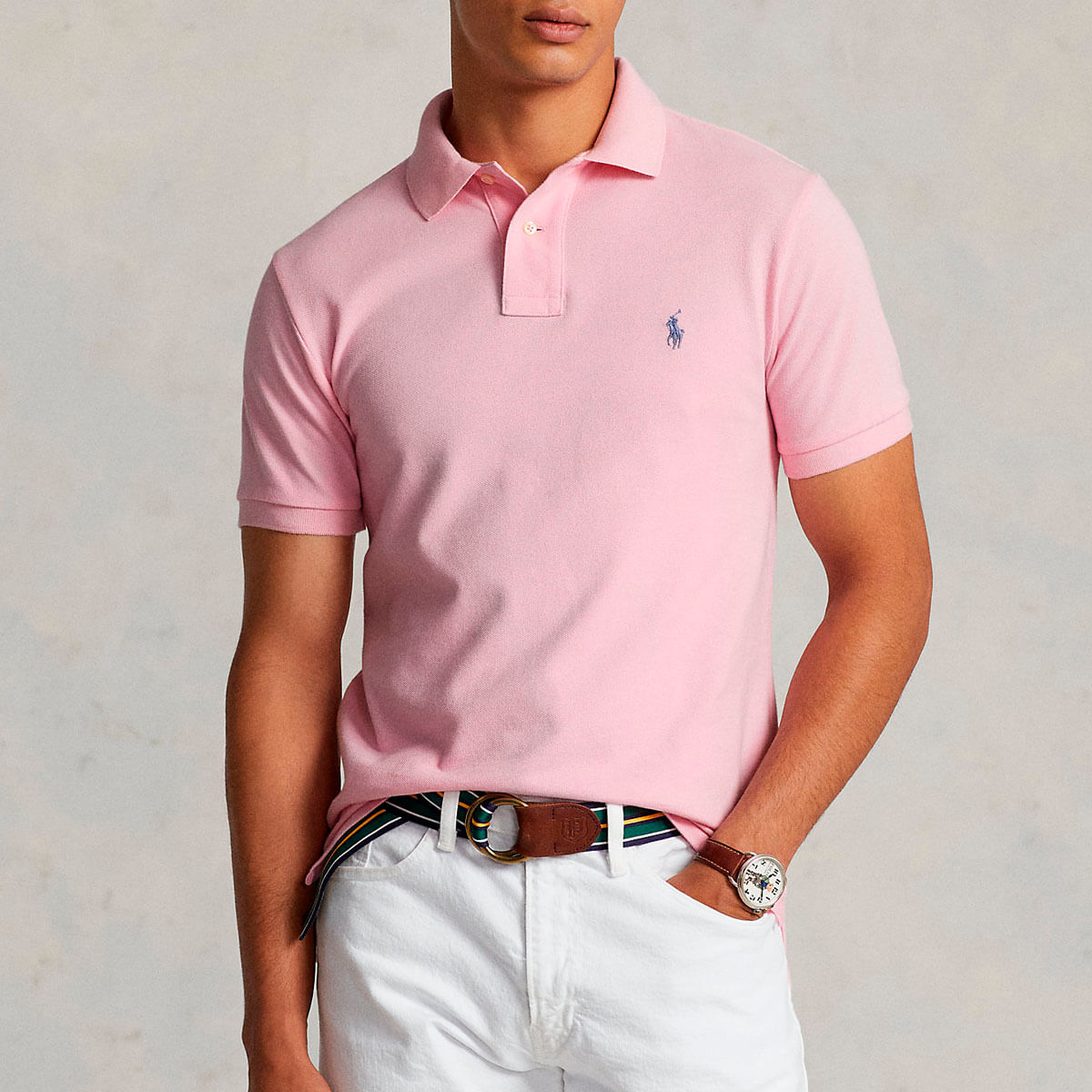 Homme Armand Thiery Polo Manches Longues Ligna Pink Rose | Polos &  Tee-Shirts ⋆ Allier Beauty