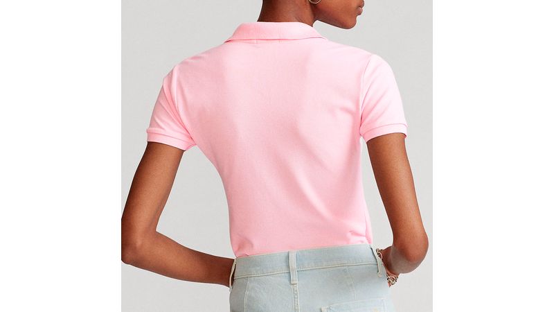 Polo Ralph Lauren - Polo slim fit stretch Carmel Pink su 