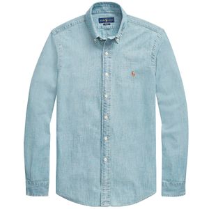 Slim-Fit chambray pony shirt