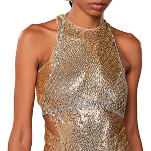 Bralette gioiello in strass