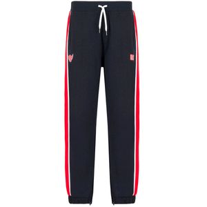 Olimpia Milano blue cotton trousers with bands