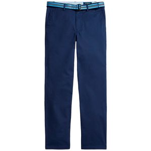 Slim fit trousers for boys in stretch cotton