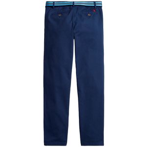 Slim fit trousers for boys in stretch cotton