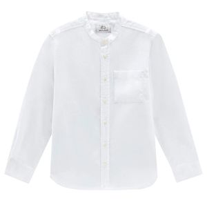 Boy's shirt in linen and cotton blend