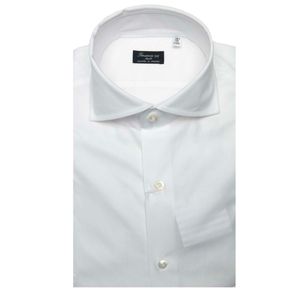 Camicia Eduardo cucita a mano cin minitrama