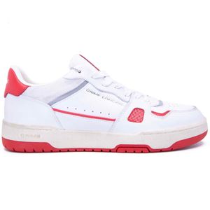 White and red Off Court OG sneakers
