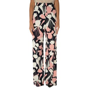 Pantalone ampio stampa floreale Jana