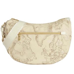 Selene Soft Raffia white shoulder bag