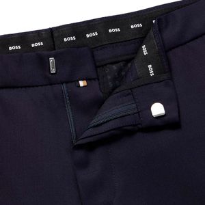 Slim trousers in virgin wool serge