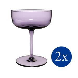 Champagne glass set Like Lavender 2 pcs