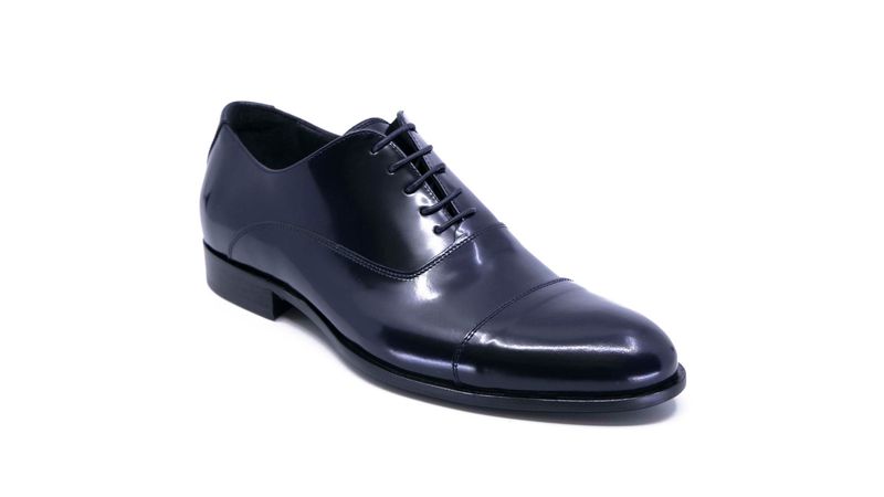 Principe Di Milano Stringata Spazzolato blu navy su Arteni