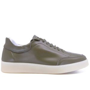 Sneakers in nappa con logo
