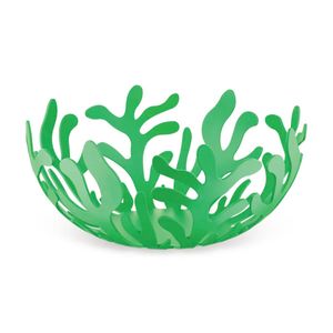 Mediterranean green fruit bowl 25cm