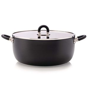 Sten low casserole with lid 28 cm