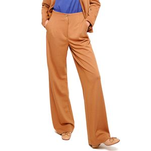 Pantalone a zampa effetto denim