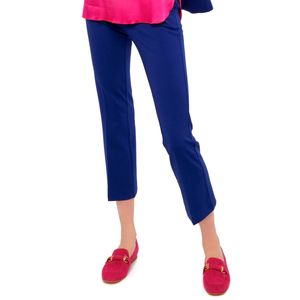 Cigarette trousers in viscose jersey