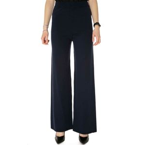 Pantalone a zampa in maglia di cotone
