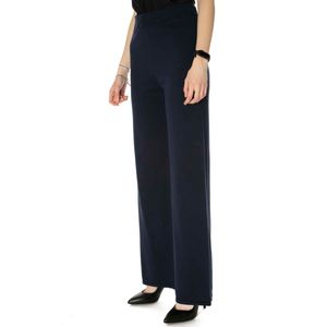 Pantalone a zampa in maglia di cotone