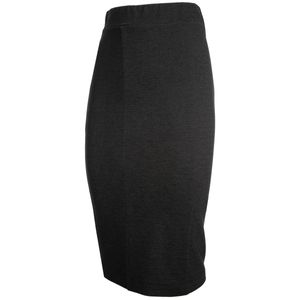 Longuette effetto denim in viscosa stretch