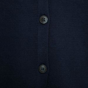 Cardigan a tre bottoni in cotone