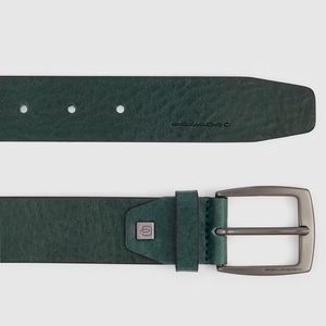 Black Square leather belt