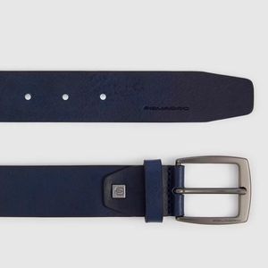 Black Square leather belt
