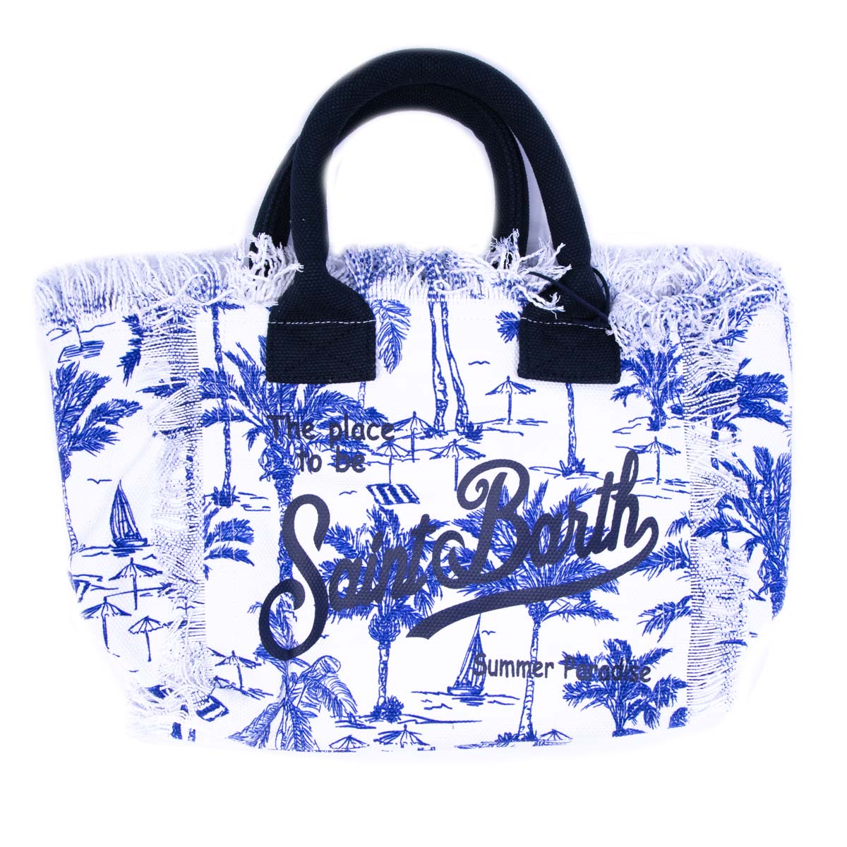 MC2 Saint Barth - Colette handbag with palm print on Arteni.it