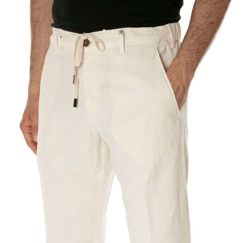 Myth's - Apollo trousers in linen blend on Arteni.it