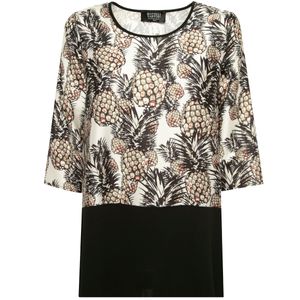 Blusa con maniche 3/4