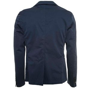 Single-breasted jacket in stretch cotton