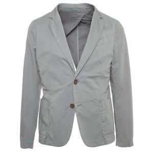 Single-breasted jacket in stretch cotton